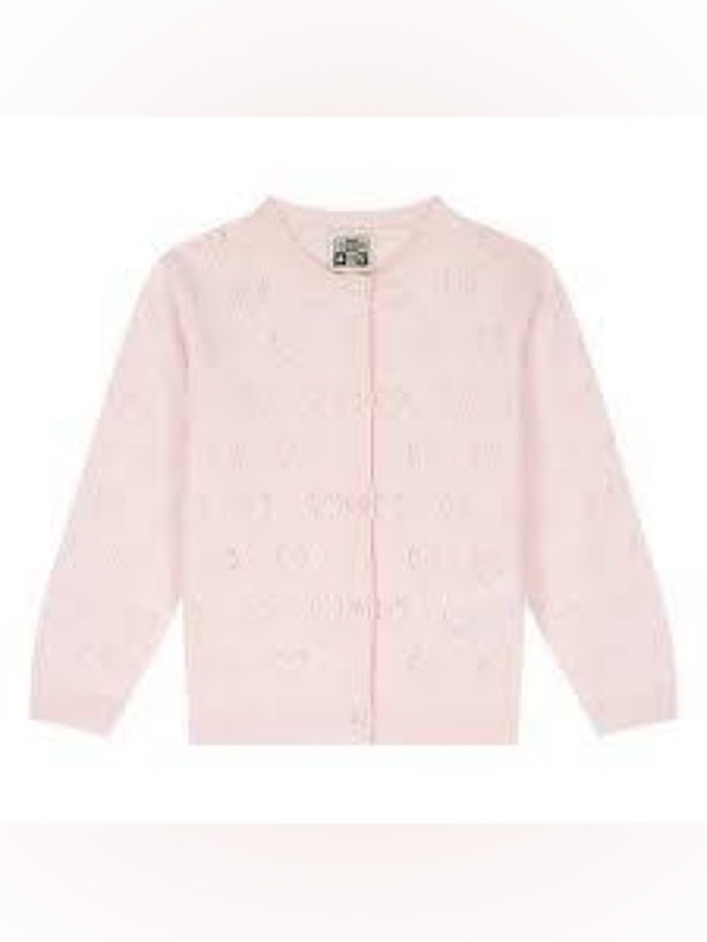 NWT $112 Bonton Baby Lilet Cardigan in Light Pink Baby Girl
